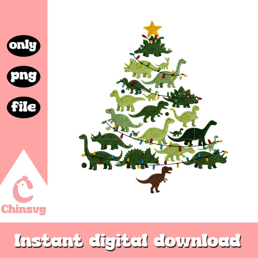 Dinosaur christmas tree decor png, christmas tree ornaments png