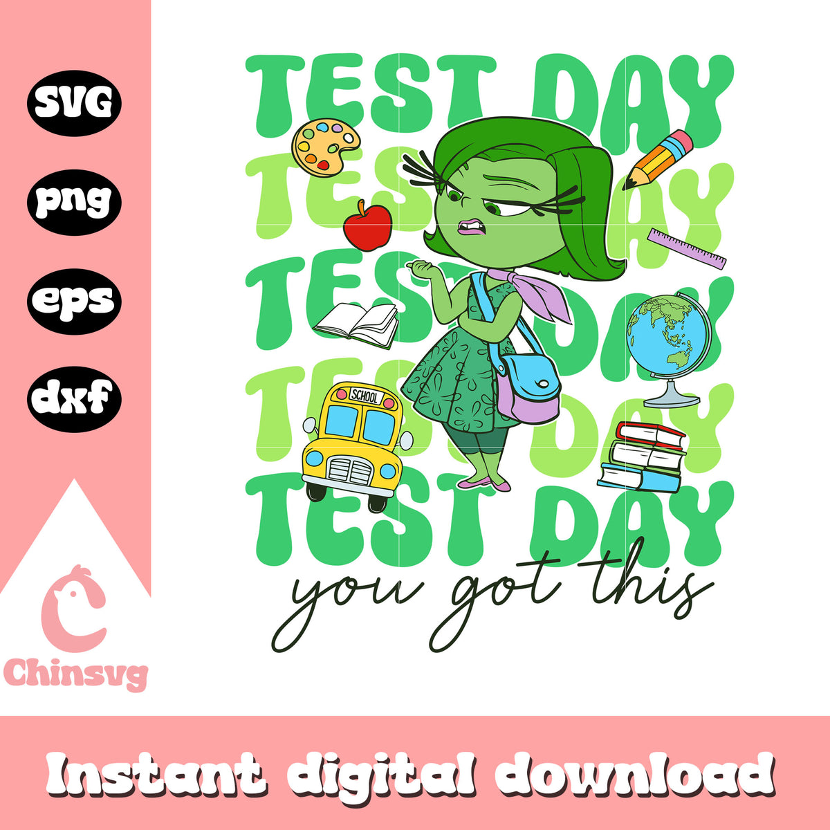 Disgust test day you got this svg, disgust from inside out svg – Chinsvg