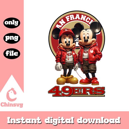 Disney 49ers mickey logo png, all 32 nfl football teams png