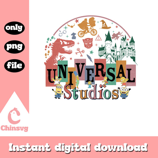 Disney Universal studios retro jurassic park png, jurassic park png