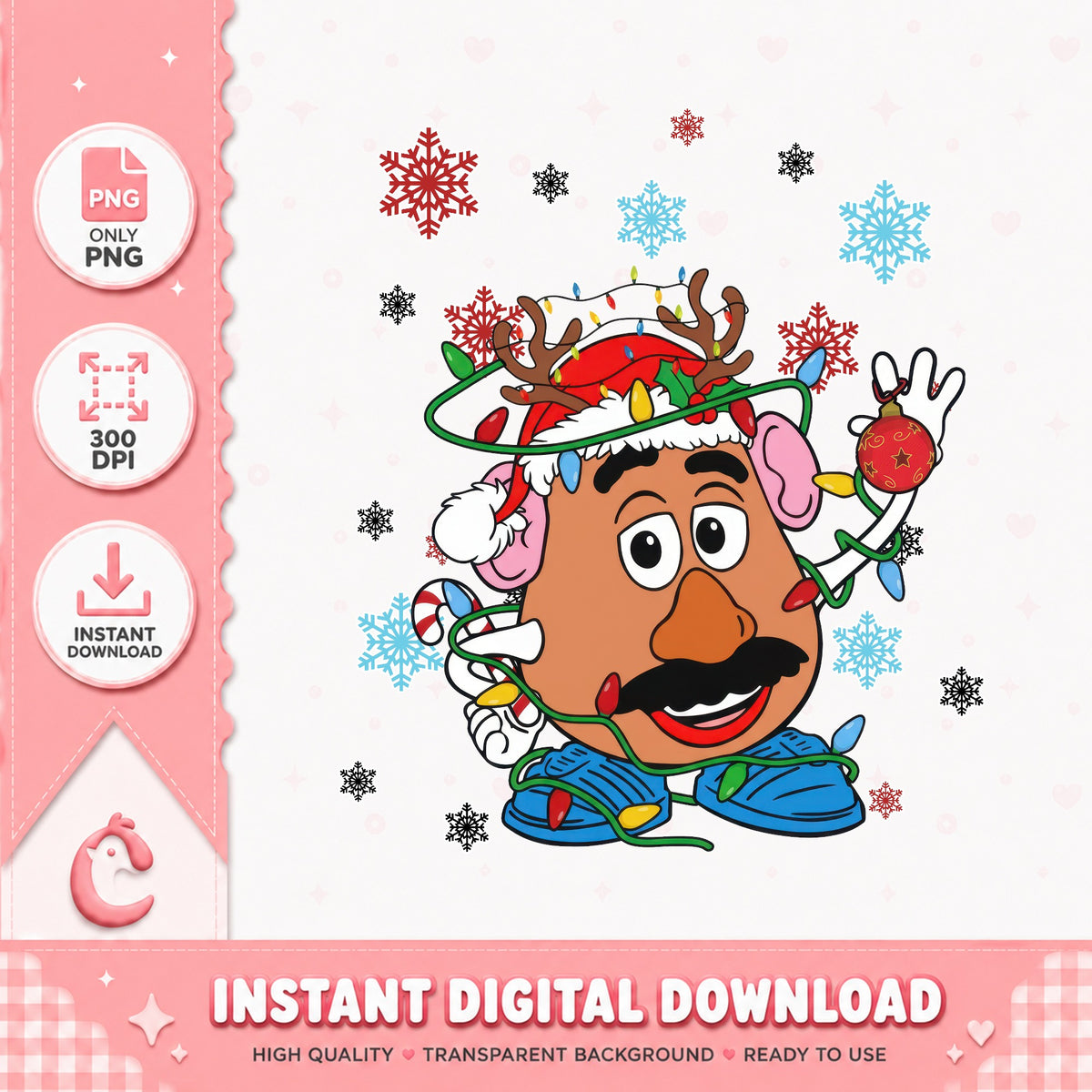 Disney Christmas Character Mr. Potato Head