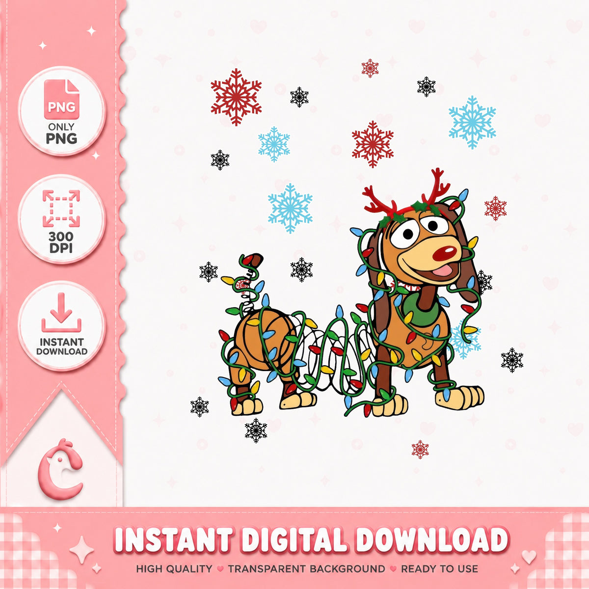 Disney Christmas Character Slinky Dog