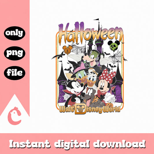 Disney Halloween PNG, Mickey And Friends Halloween, Disneyland PNG
