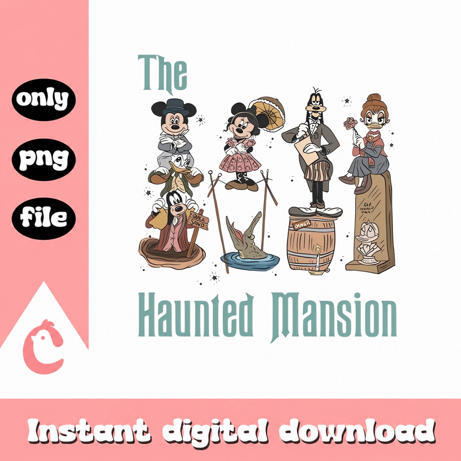 Disney Haunted Mansion Mickey PNG, Halloween Theme, Clipart PNG