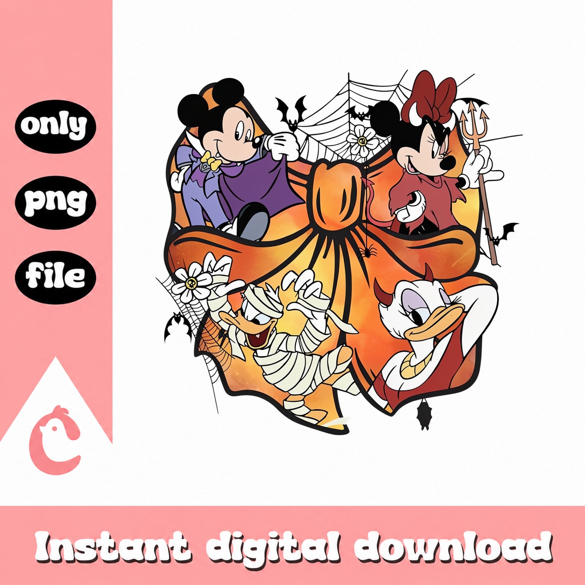 Disney Mickey And Friends Halloween PNG, Minnie Mouse Pluto, Donald Duck PNG