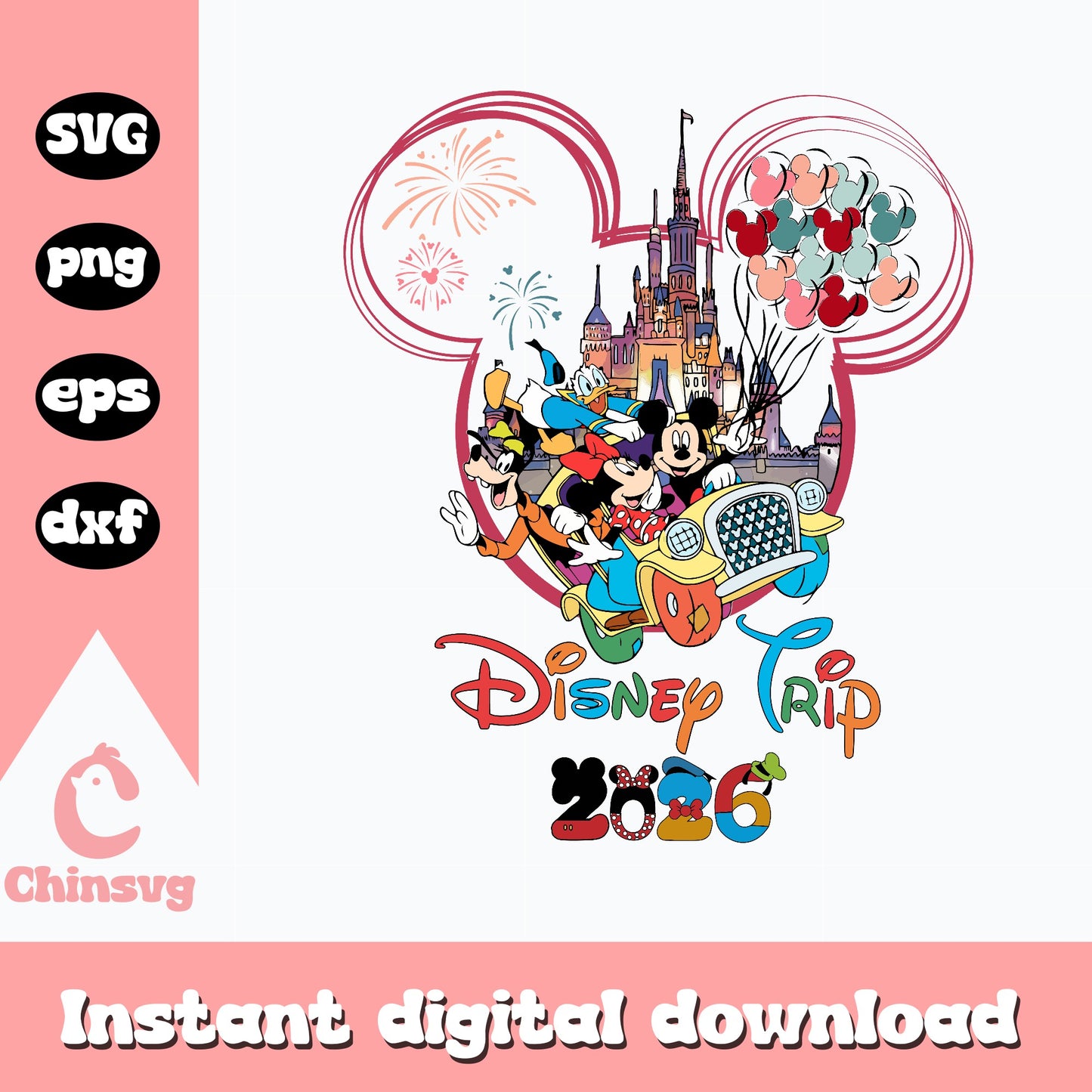 Disney Trip 2026 SVG PNG, Mickey And Friends SVG, Disney SVG