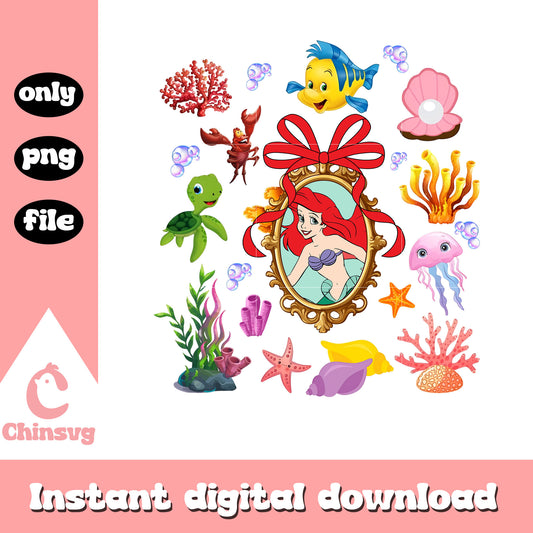 Disney ariel movies characters png, disney movies png, little mermaid png
