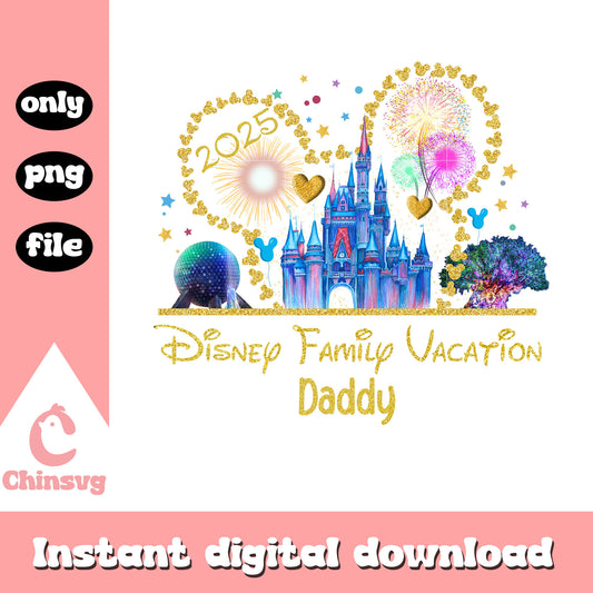 Disney castle disney family vacation daddy png, family vacation png