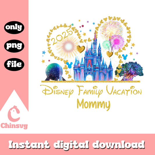 Disney castle disney family vacation mommy png, family vacation png