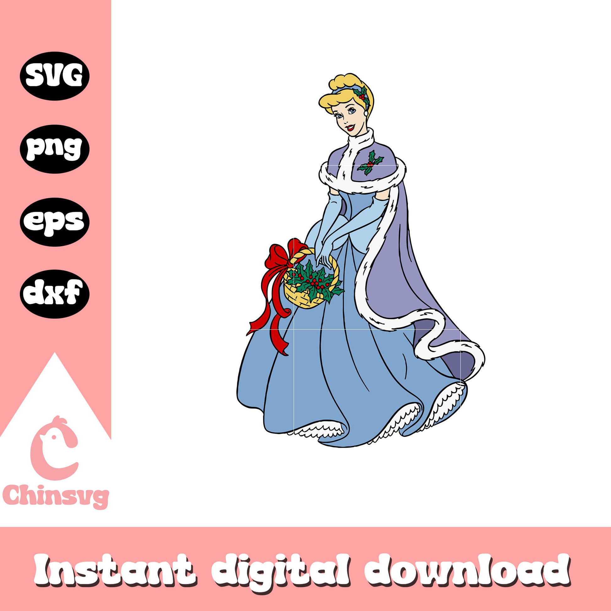 disney princess dress svg Princess Dress - SVG PNG File Instant Digital Download - Yellow - Wardrobe
