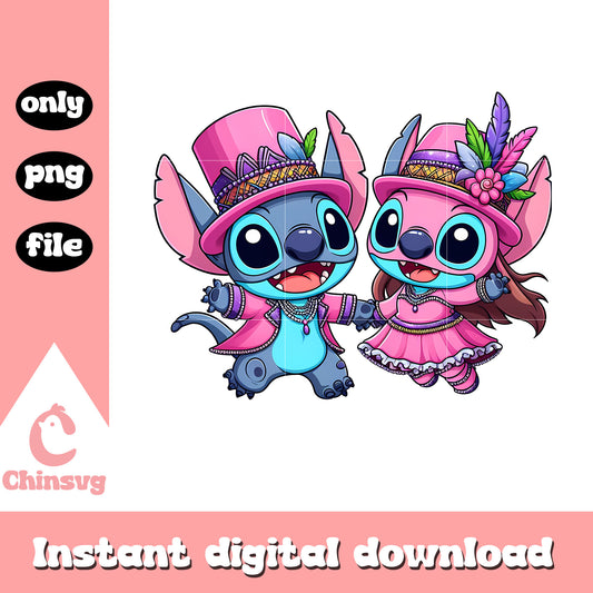 Disney couple mardi gras costume png, mardi gras costume png