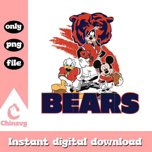 Disney design chicago bears png, nfl news chicago bears​ png