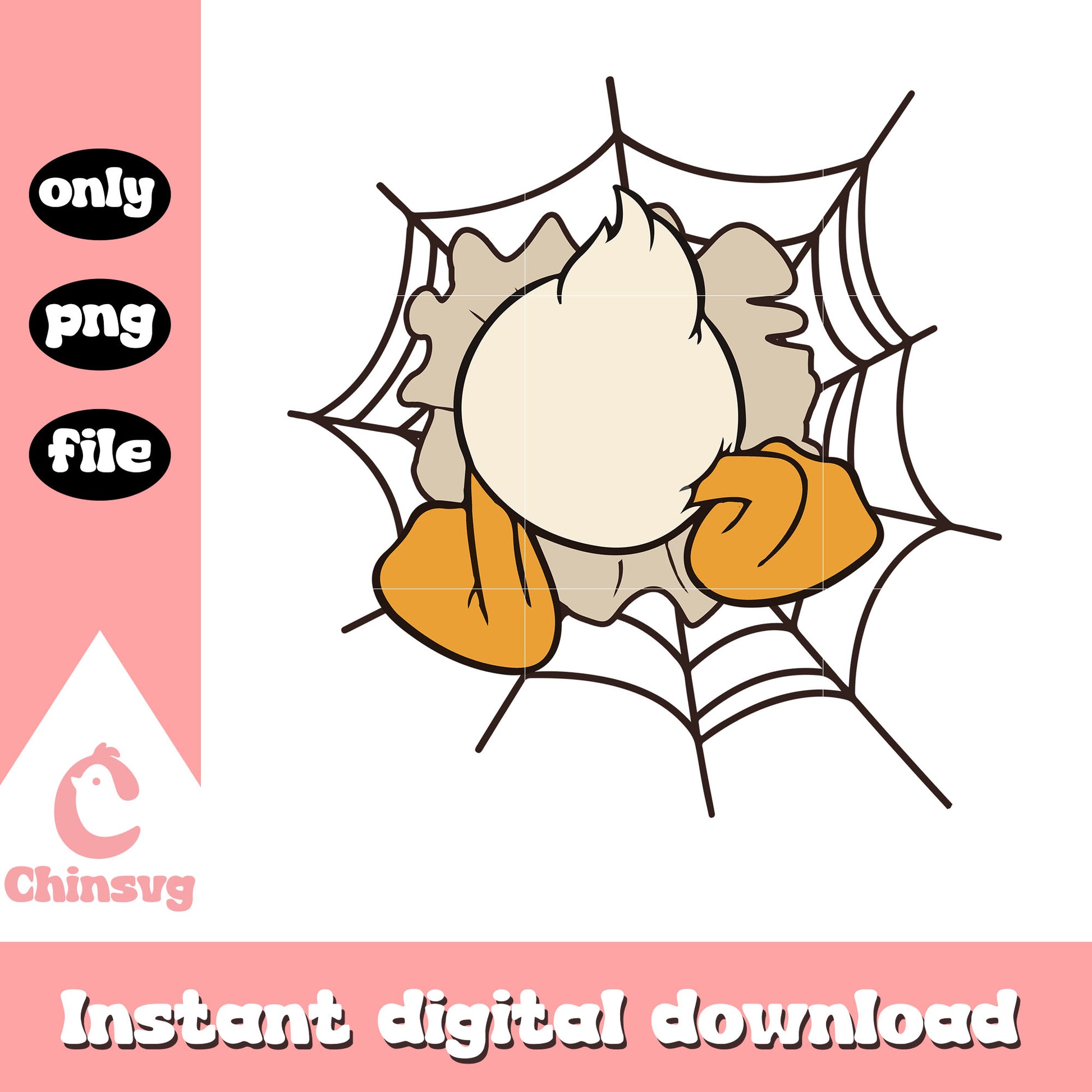 Disney donald ass spiderweb design png, disney donald movie png