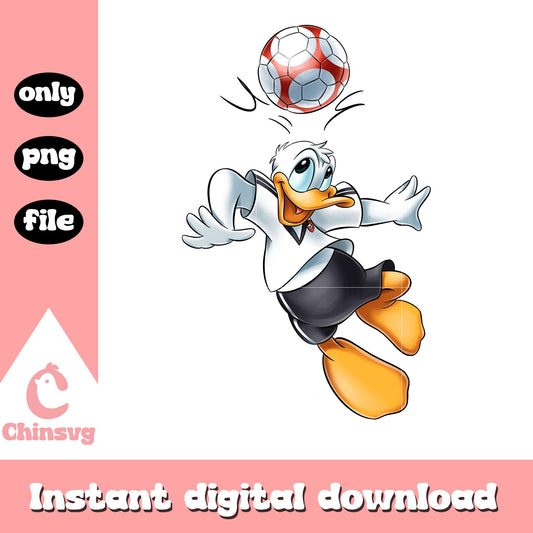 Disney donald football png, disney football design png
