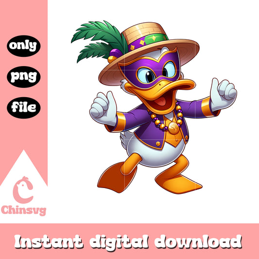 Disney donald mardi gras outfit png, mardi gras outfit png