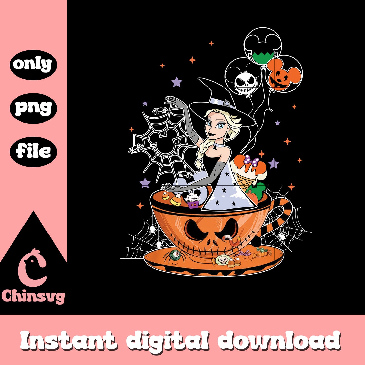 Disney elsa princess witch balloon art png, elsa princess png