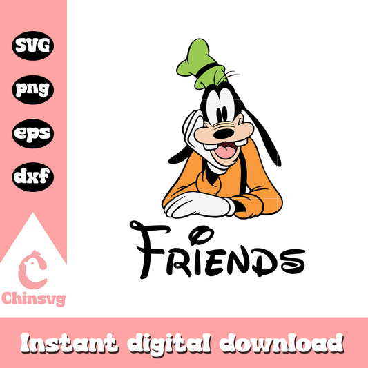 Disney goofy dog friends svg, goofy svg, cartoon goofy​ svg