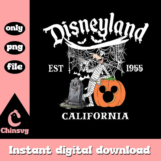 Disneyland california est 1955 goofy png, goofy disney png