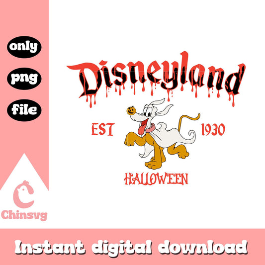 Disneyland est 1930 halloween pluto art png, disney halloween decoration png 