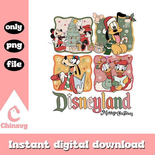 Disneyland merry christmas png, christmas disney png, mickey png
