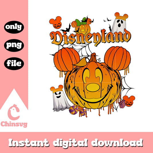 Disneyland pumpkin mickey head png, halloween pumpkin png