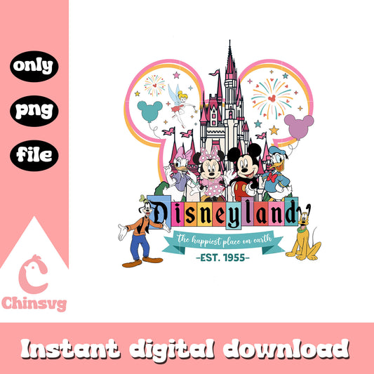 Disneyland the happiest place on earth png, disneyland png