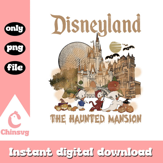 Disneyland the haunted mansion cartoon design png, disney plus png
