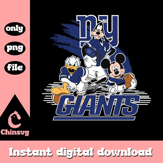 Disney micjey giants logo png, new york giants nfl​​​ png