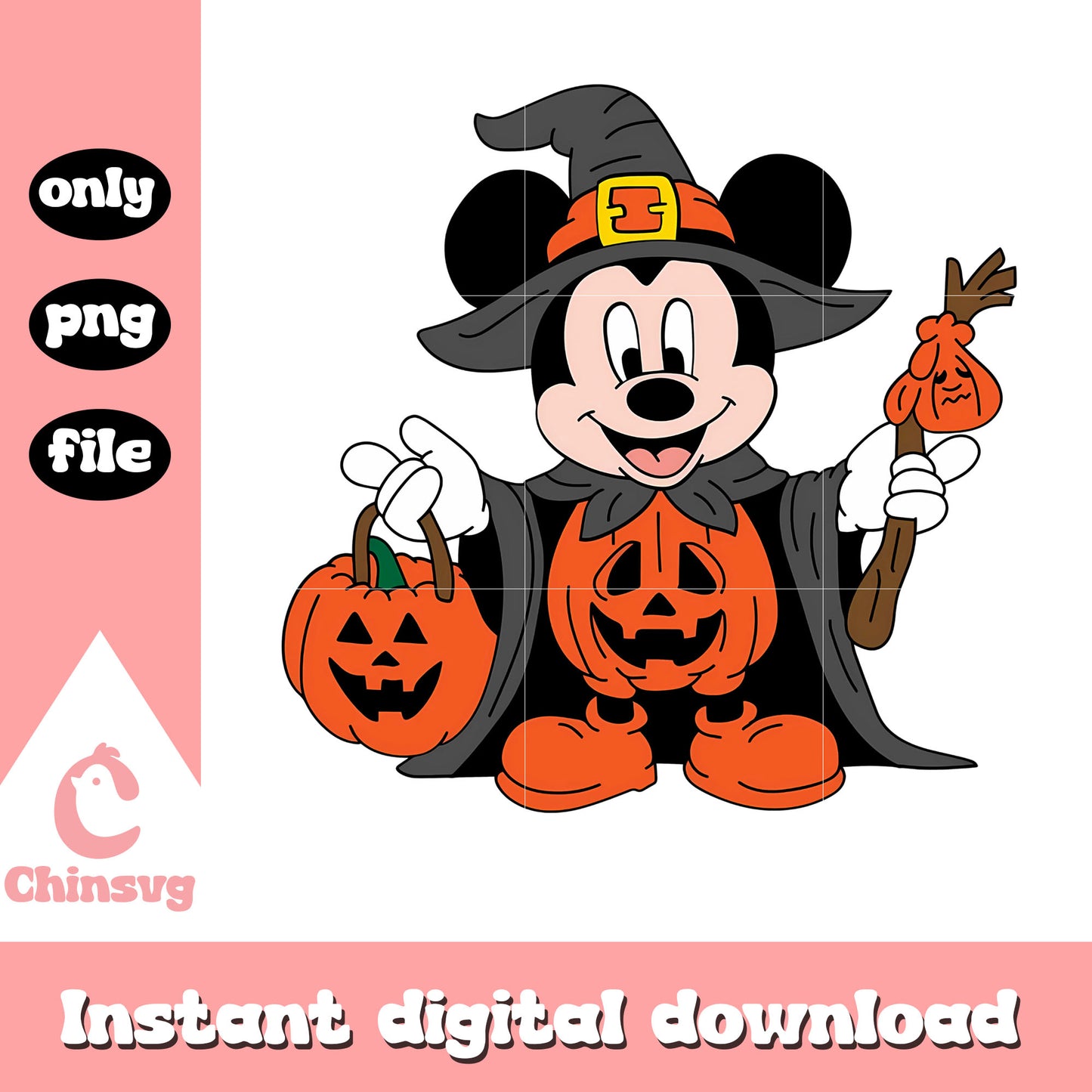 Disney mickey halloween costume png, disney land png