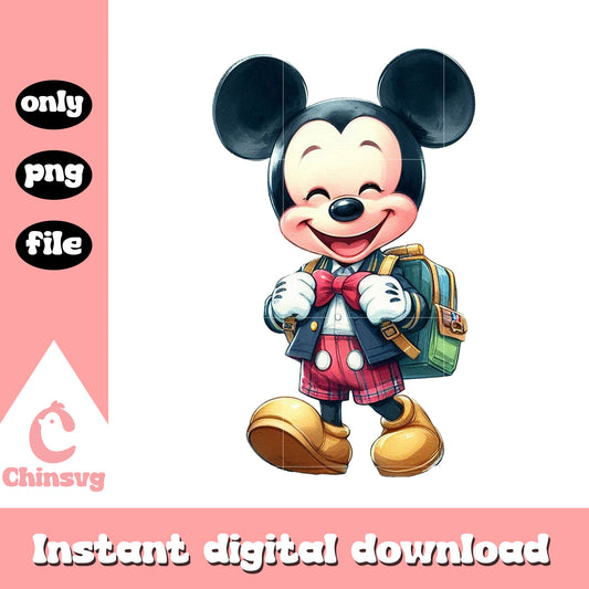 Disney mickey mouse back to school png, walt disney school png