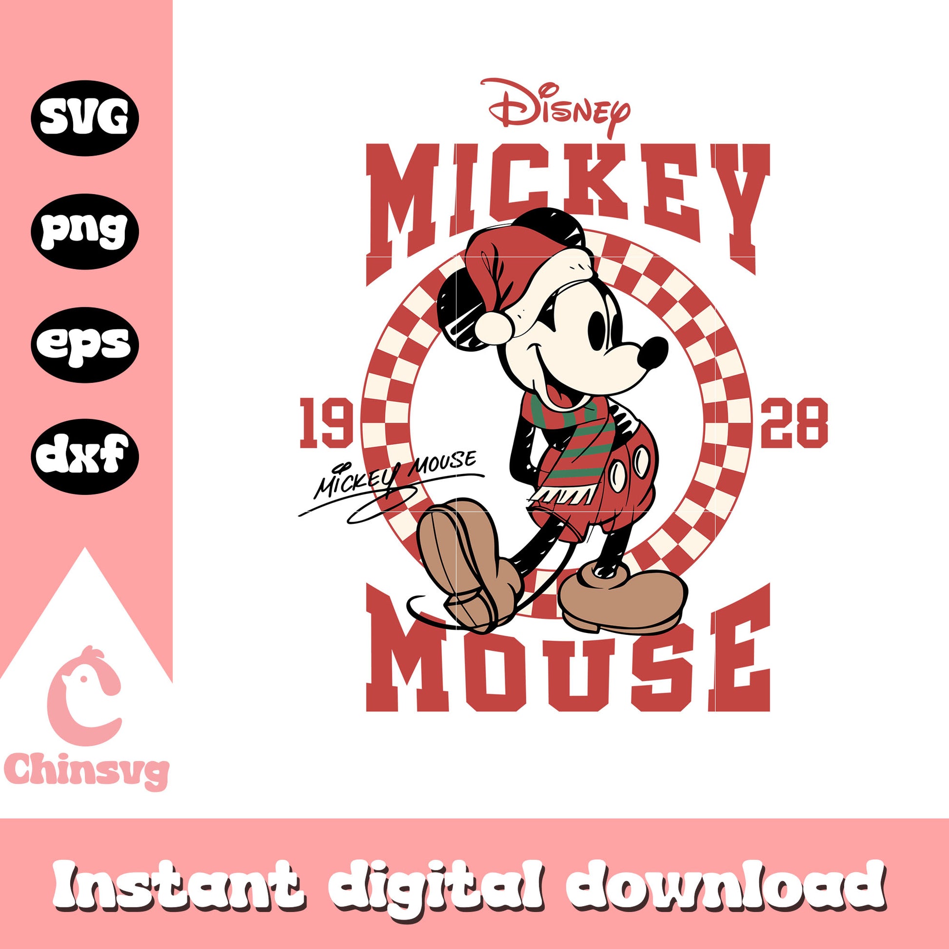 Disney mickey mouse christmas day svg, disney christmas oufits svg