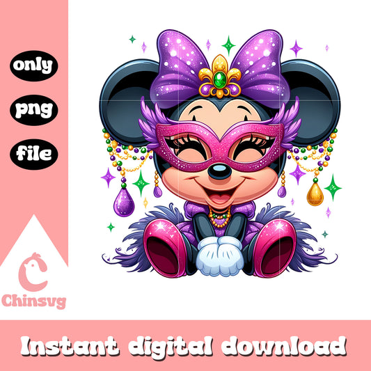 Disney minnie mouse mardi gras outfit png, mardi gras outfits png
