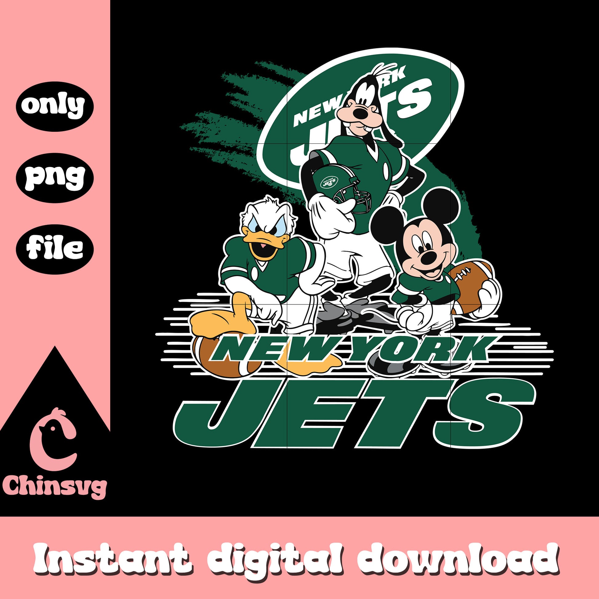 Disney new york jets png, new york jets football​​​​ png