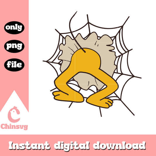 Disney pluto ass spiderweb clipart png, disney pluto cartoon png