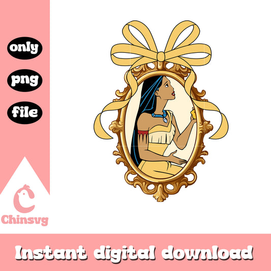 Disney pocahontas mirror png, disney princess png, movies png
