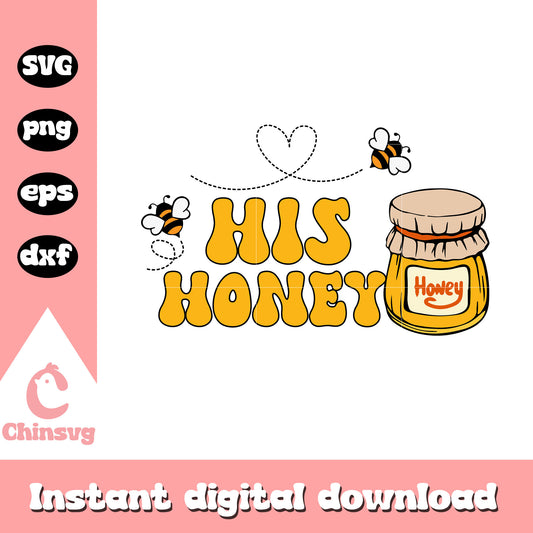 Disney pooh bear his honey design svg, winnie the pooh svg