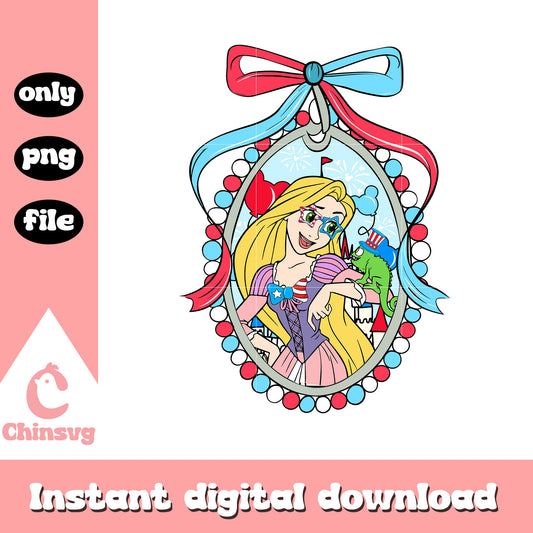 Disney princess Rapunzel mirror bow png, Rapunzel mirror png
