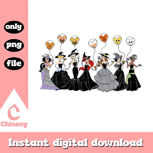 Disney princess hand mickey ear balloon png, disney princess png