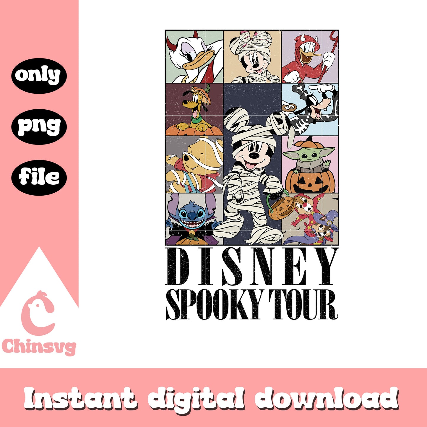 Disney spooky tour mummy mickey clipart png, disney mickey png