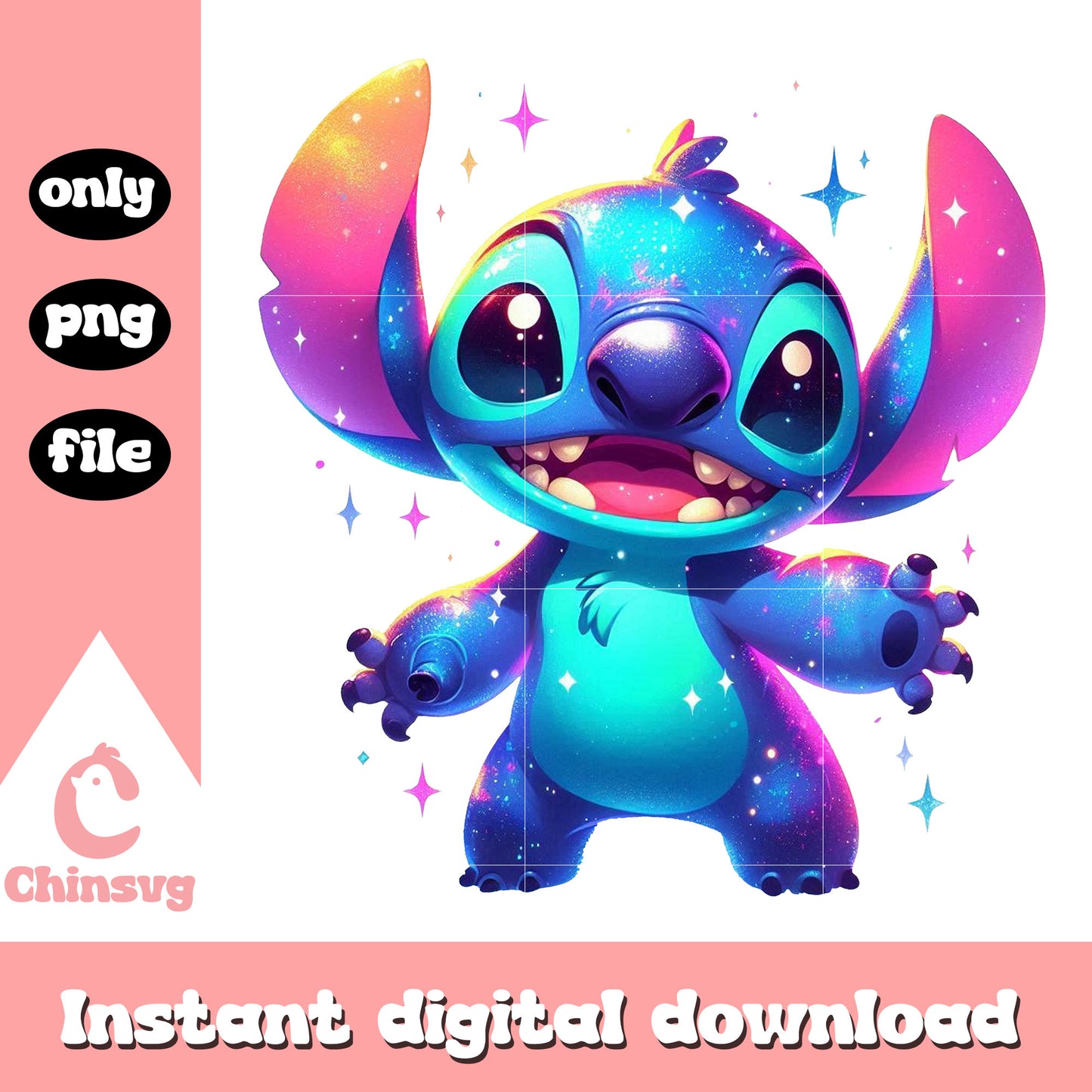 Disney stitch cartoon watercolor splash png, lilo stitch png