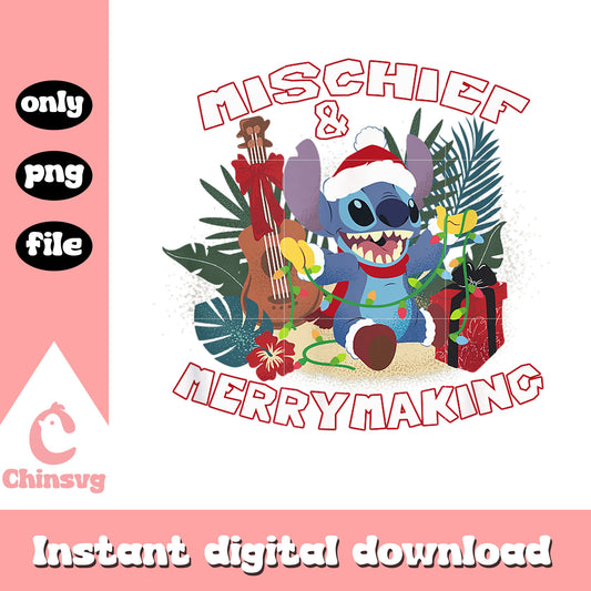 Disney stitch mischief and merrymaking png, disney stitch png