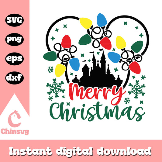 Disneyworld merry christmas svg, disney very merry christmas svg