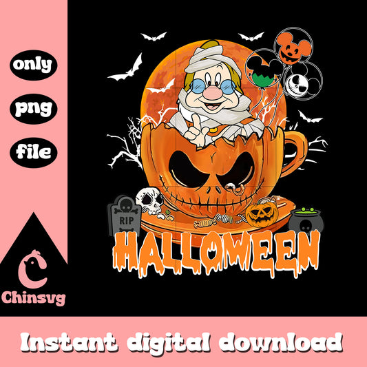 Doc disney in horror cup design png, doc snow white png