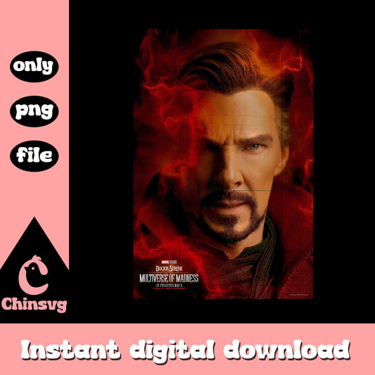 Doctor strange is the multiverse of madness png, marvel studio png