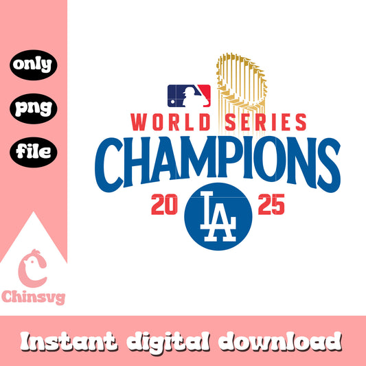 Dodgers world series champions png, Los Angeles Dodgers logo png