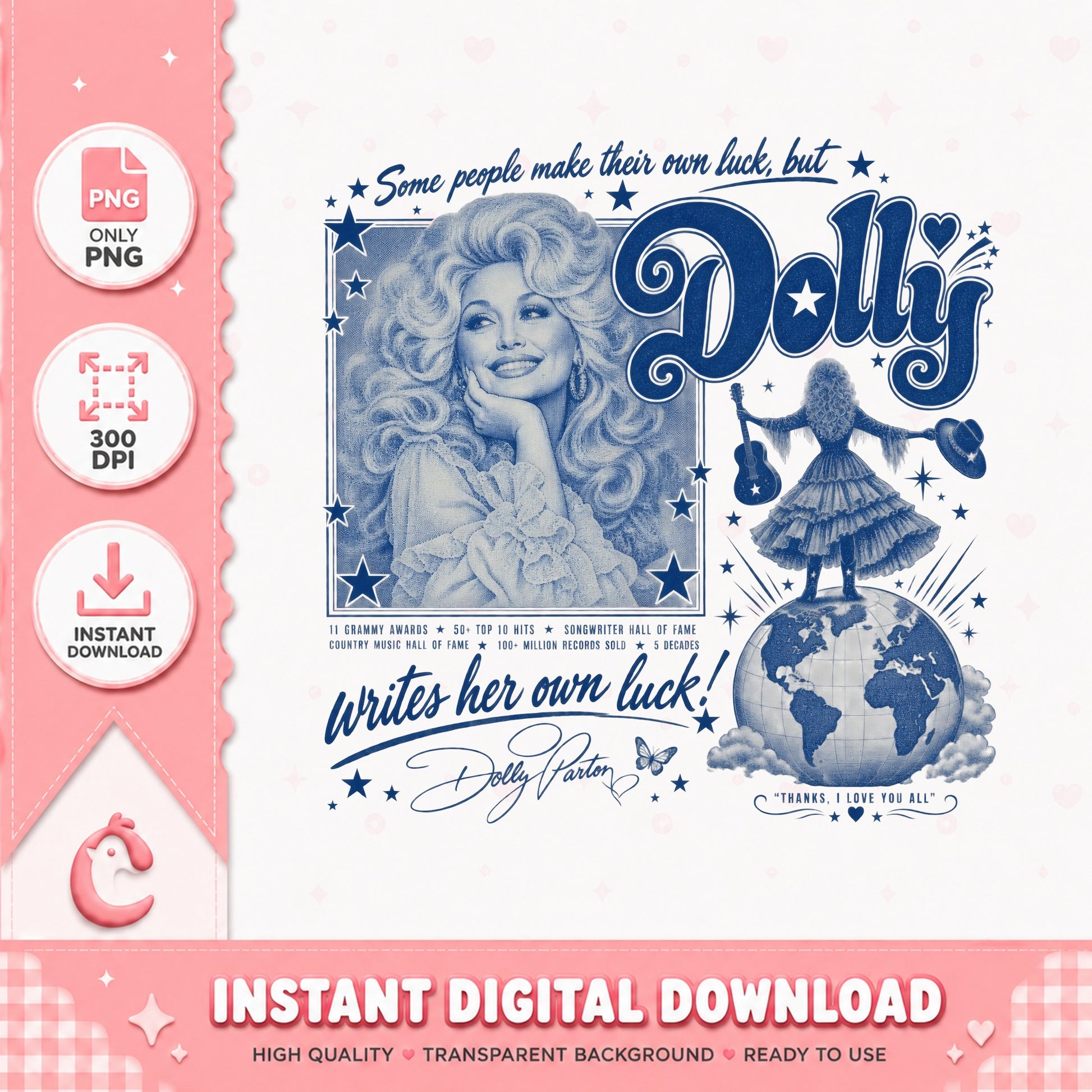 Dolly Parton PNG, Country Music Legend, Vintage Retro PNG