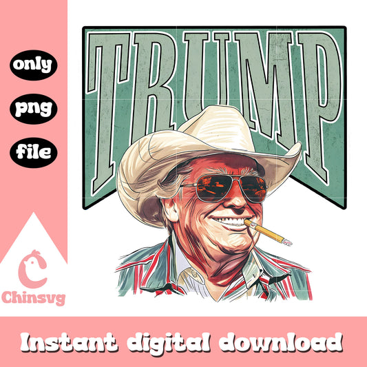 Donald trump smoking design png, donald trump png, trump smoking png