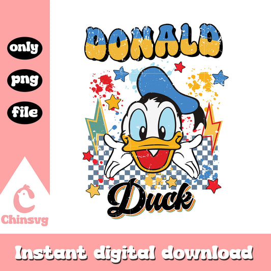 Donald duck disney face png, Donald duck spread hand png
