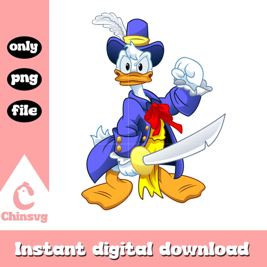 Donald duck disney pirates png, disney donald pirates png 
