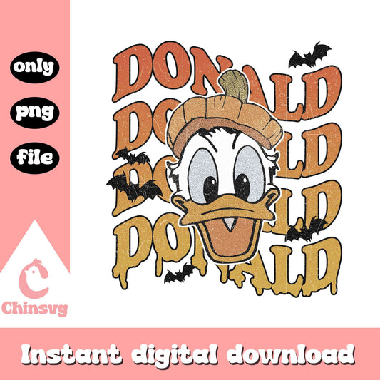 Donald duck face halloween vibes png, donald duck disney png